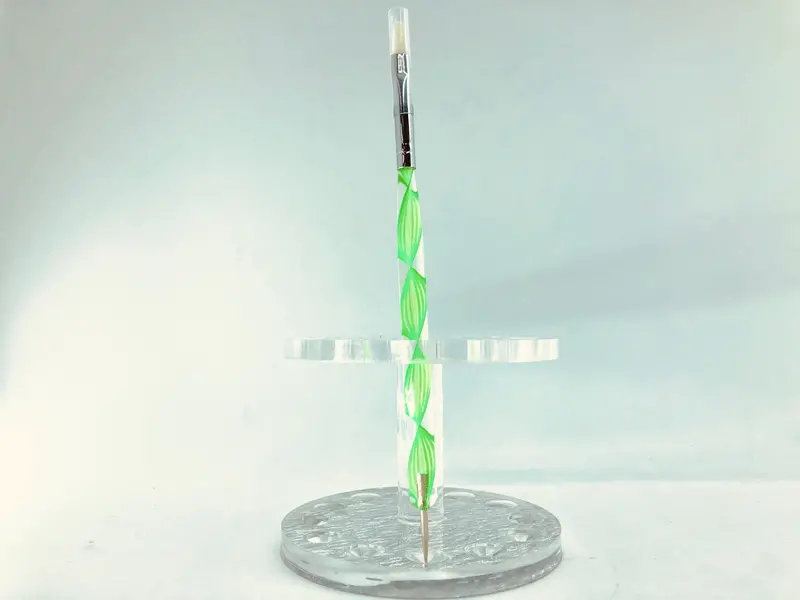 2 Way Gel Brush With Dot (White Hair) | Gel Brush 1