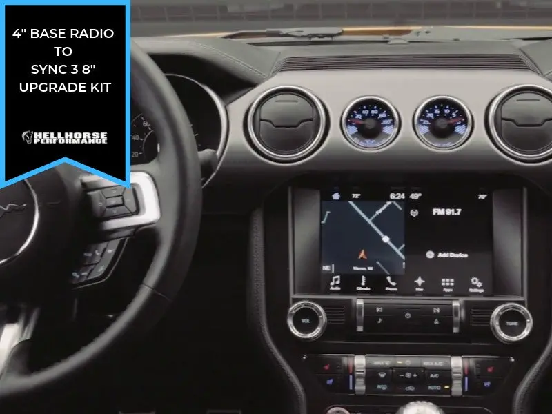 2015-2023 Mustang 4" To 8" Touchscreen Conversion W/ Sync 3 (15-22 Mustang) 1