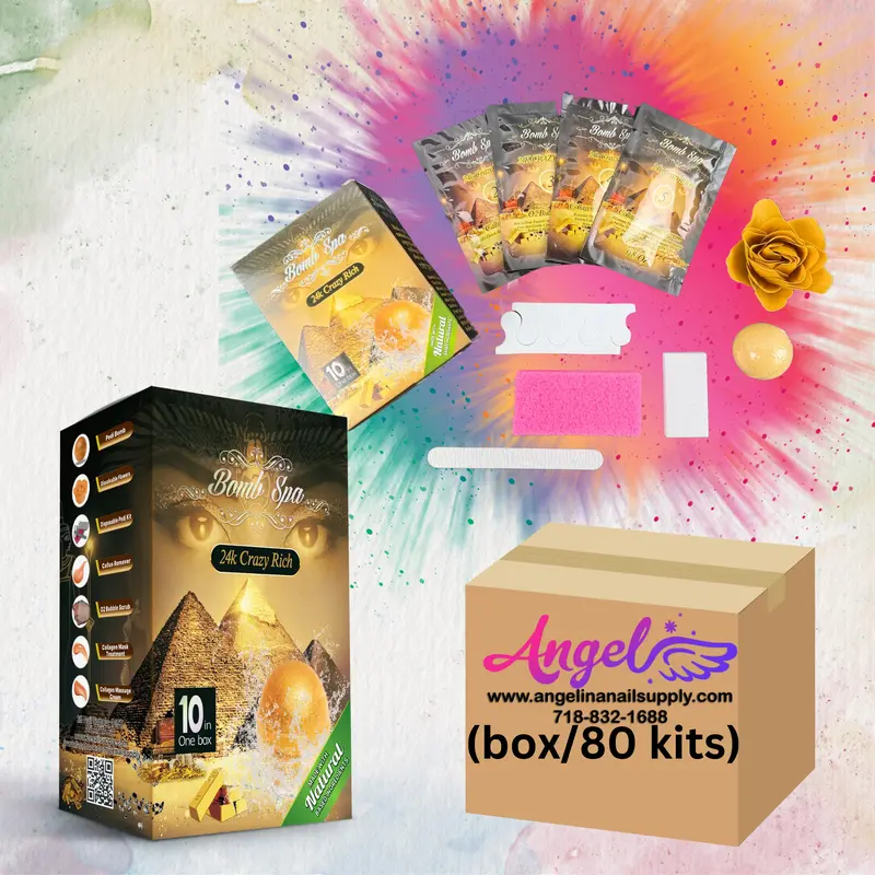 2E Organic Bomb Spa 10 In 1 - 24K Crazy Rich (Box/80 Kits) 1