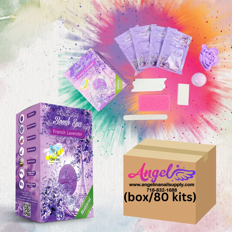 2E Organic Bomb Spa 10 In 1 - French Lavender (Box/80 Kits) 1