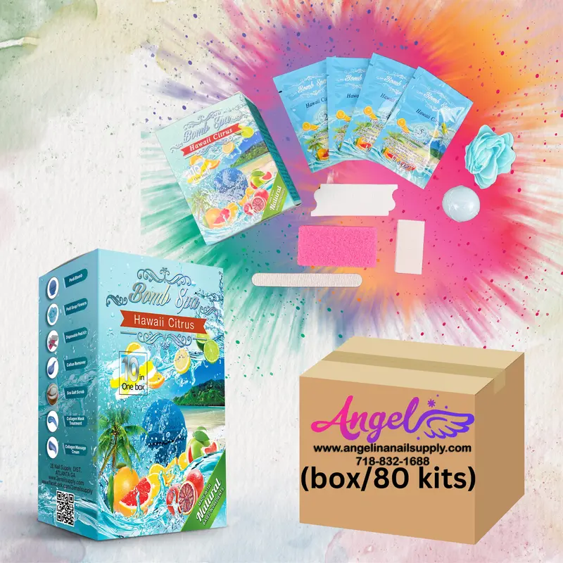 2E Organic Bomb Spa 10 In 1 - Hawaii Citrus (Box/80 Kits) 1