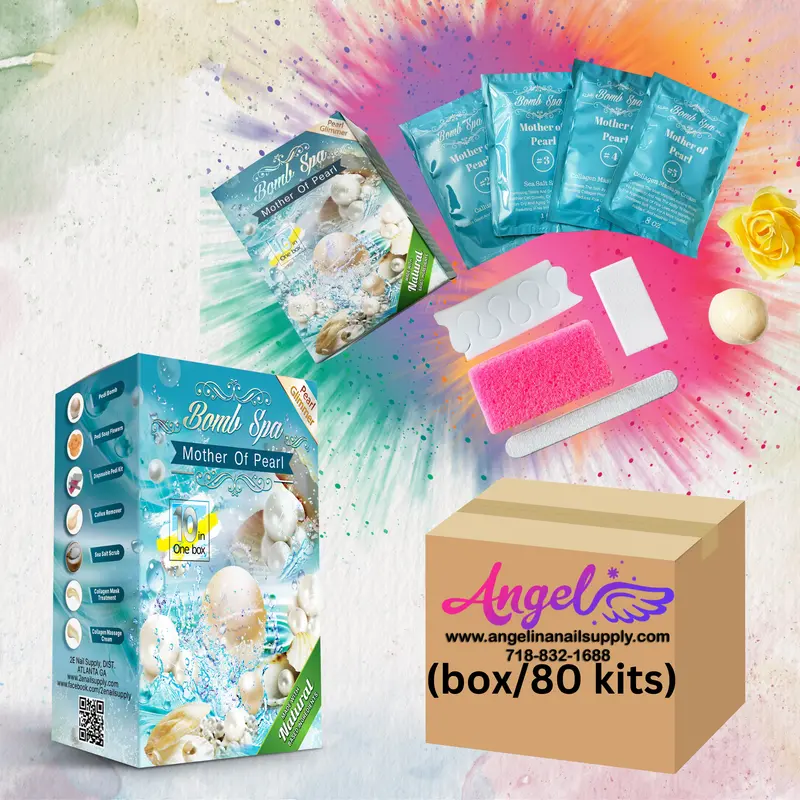 2E Organic Bomb Spa 10 In 1 - Mother Of Pearl (Box/80 Kits) 1