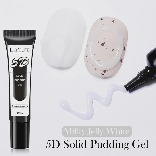 5D Solid Pudding Gel No-Wipe Design Gel 1