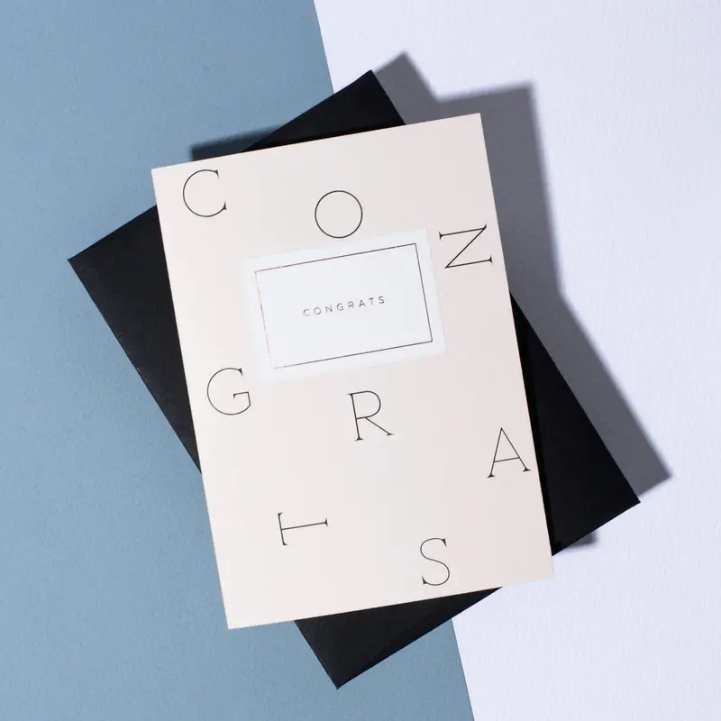 À L'aise - Card - Congrats 1