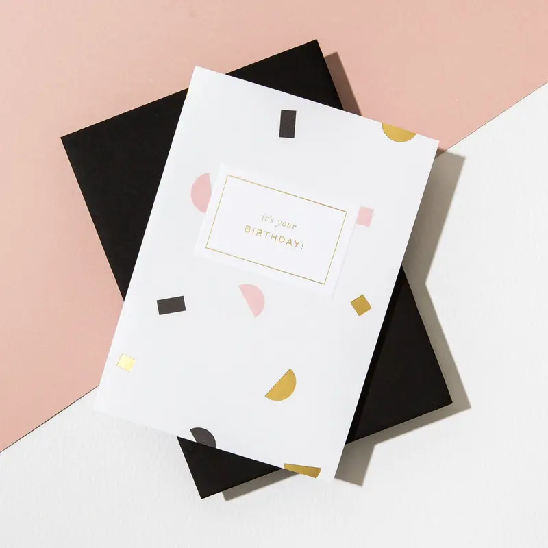 À L'aise - Card - It's Your Birthday (Shapes) 1