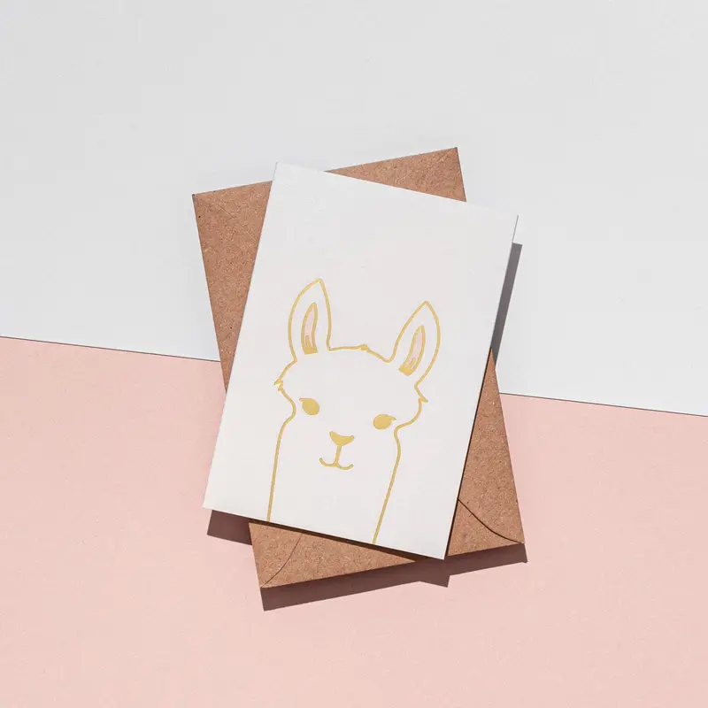 À L'aise - Card - Mini - Llama 1