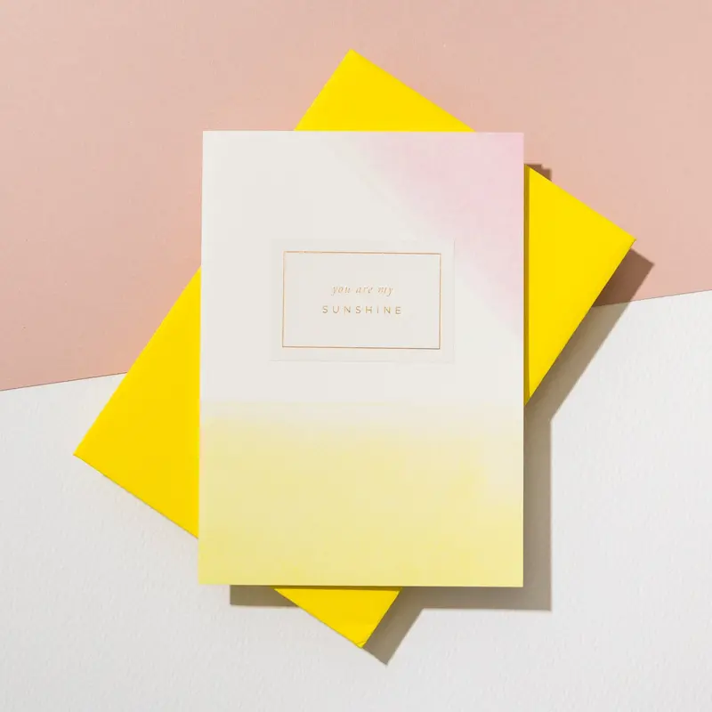 À L'aise - Card - You Are My Sunshine 1