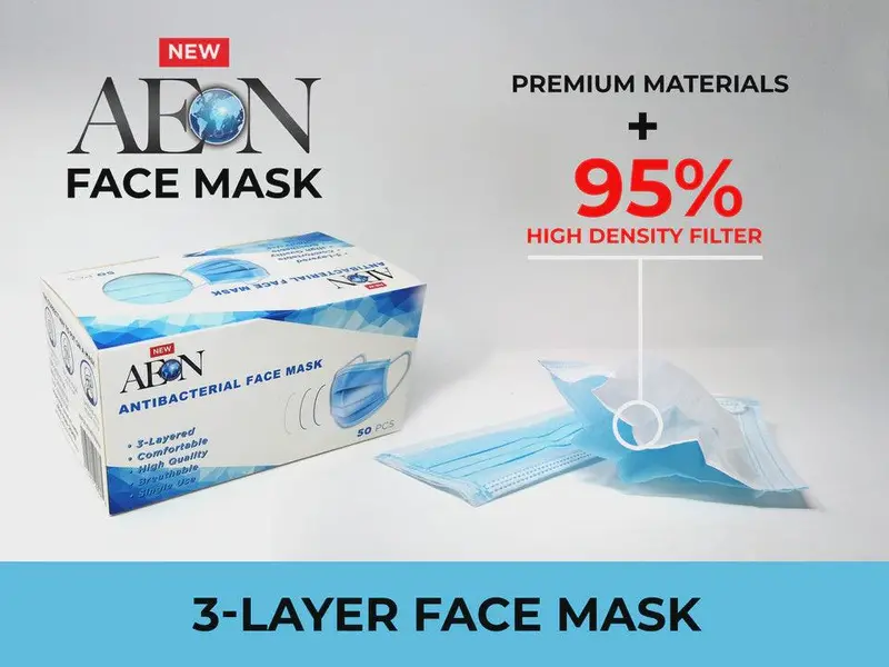 Aeon Disposable Face Mask 3 Layers 1