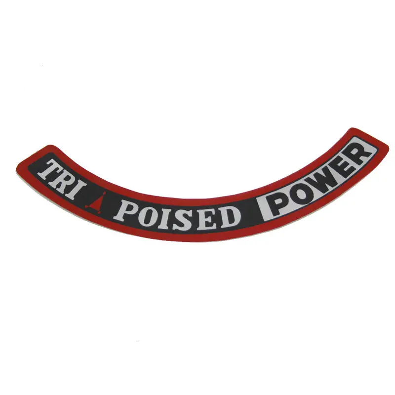 Air Cleaner Decal, 199 Tri-Poised, Black, 1965-66 Amc, Rambler 1