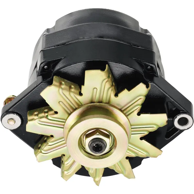 Alternator, Black, 100 Or 150 Amp 1-Wire, 1967-79 Amc V-8 W/Factory Motorola Alternator Only And 1" Factory Amc Accessory Bracket - Drop Ships In Approx. 3-4 Weeks 1