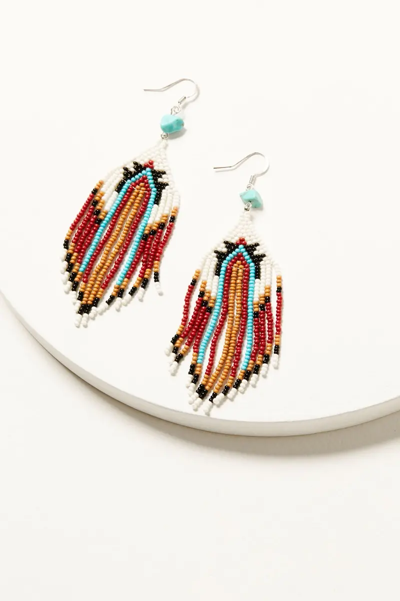 Alterra Beaded Fringe Earrings 1