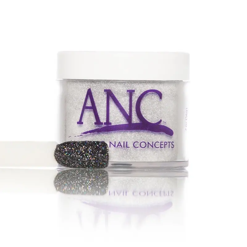 Anc Dip Powder 219 Black Galaxy Shimmer 1