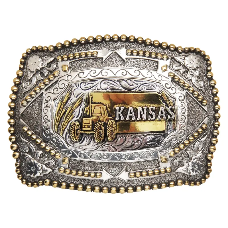 And West Kansas Beaded Arrow Buckle - 537-818M 1
