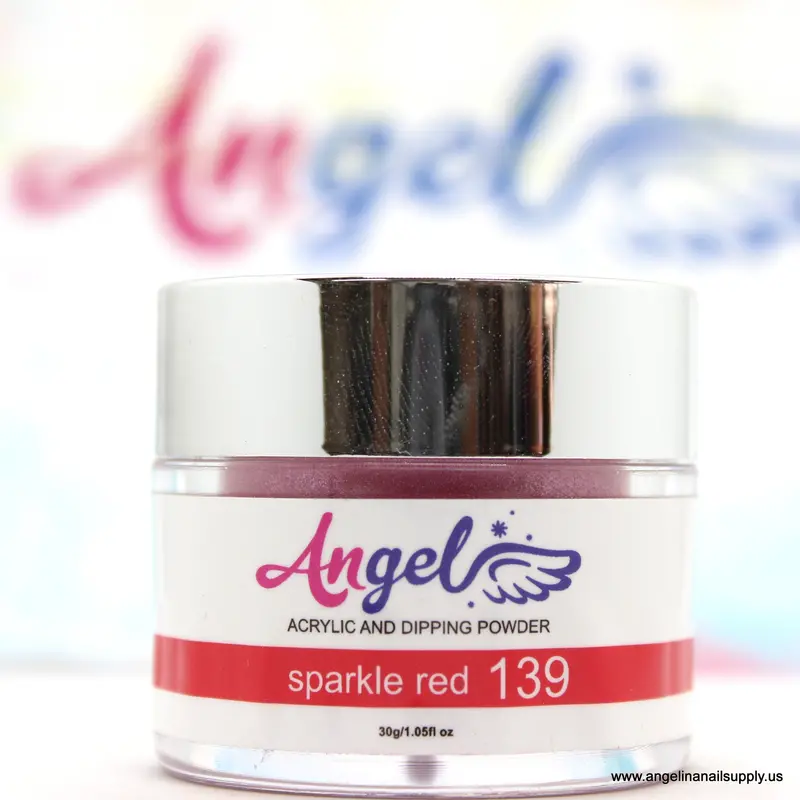 Angel Dip Powder D139 Sparkle Red 1