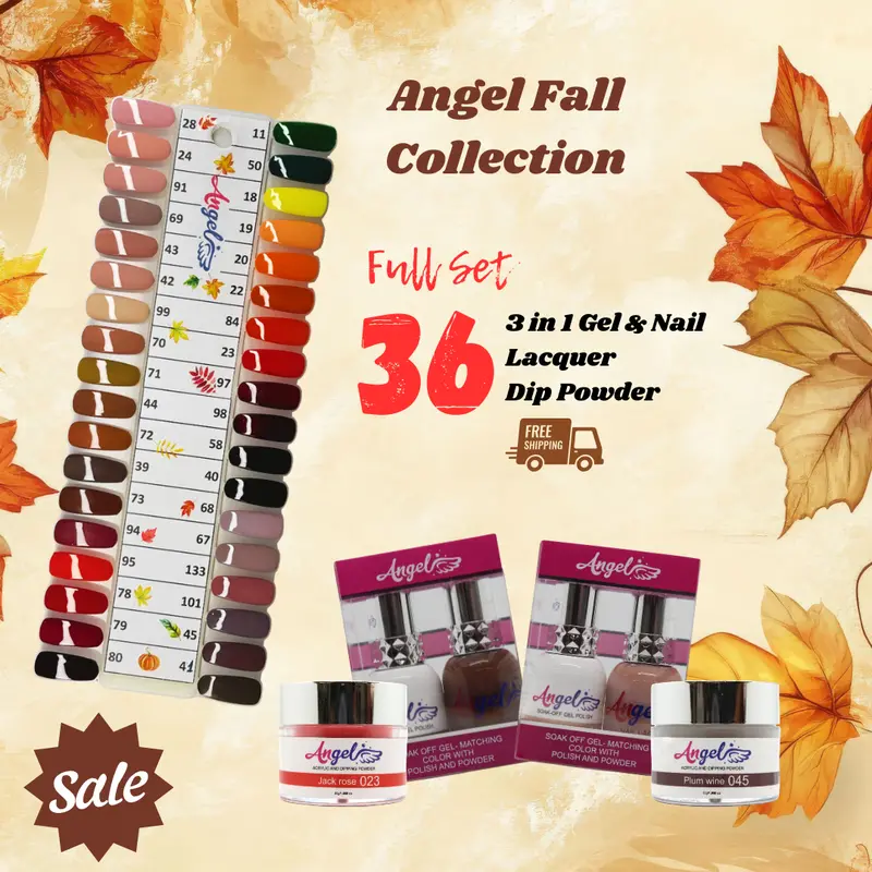 Angel Fall Collection 36 Colors 3In1 Powder + Gel Duo 1