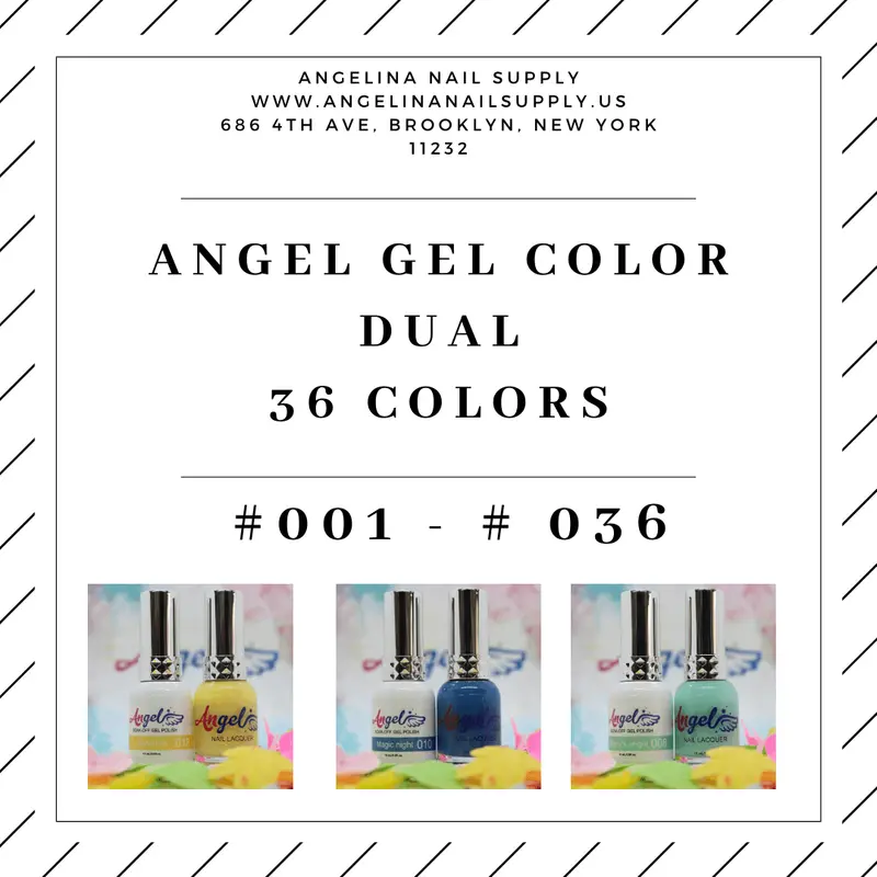Angel Gel Color Dual ( 36 Colors ) #001 - #036 1