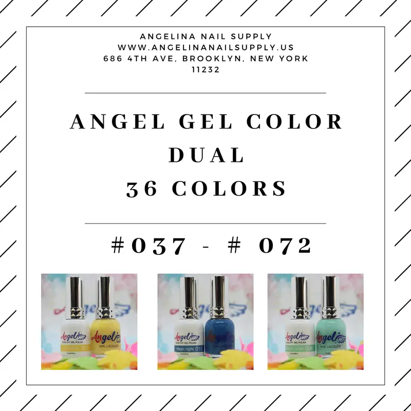 Angel Gel Color Dual ( 36 Colors ) #037 - #072 1
