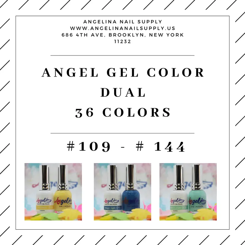 Angel Gel Color Dual ( 36 Colors ) #109 - #144 1