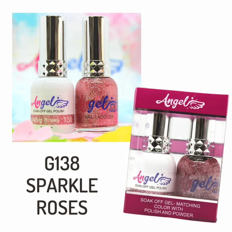 Angel Gel Duo G138 Sparkle Roses 1