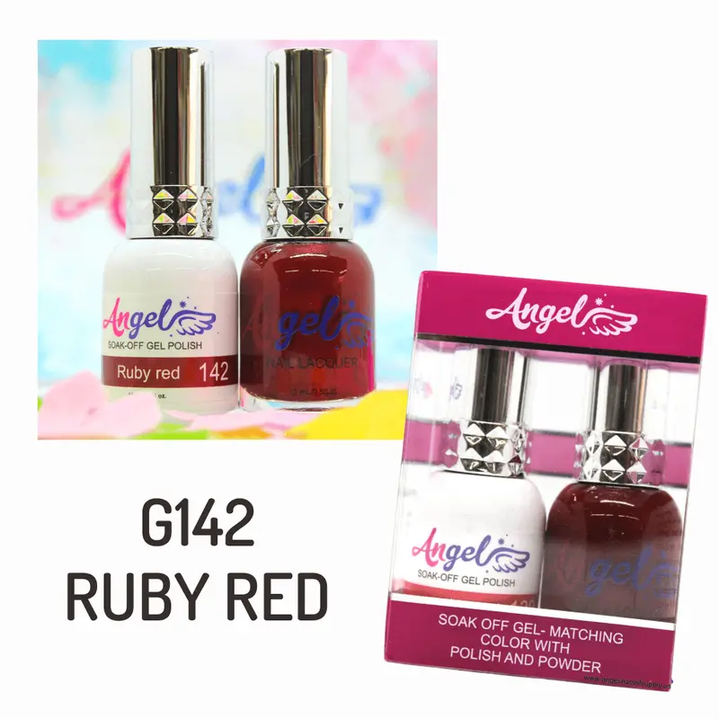 Angel Gel Duo G142 Ruby Red 1