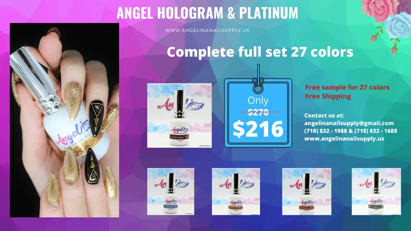 Angel Hologram & Platinum Full Set ( 27 Colors ) 1