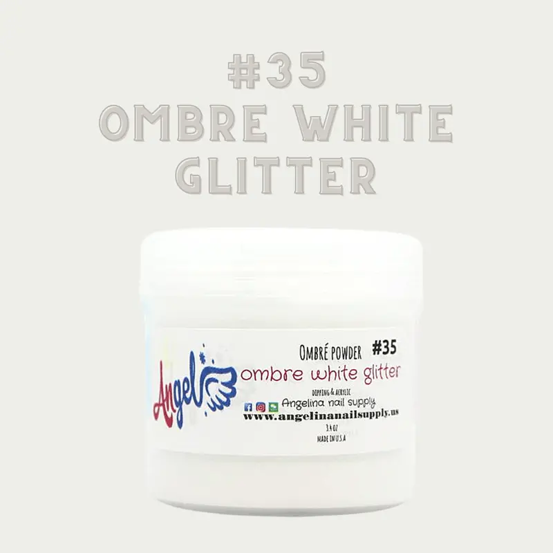 Angel Ombre Powder 35 Cover White Glitter 1