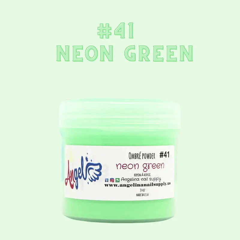 Angel Ombre Powder 41 Neon Green 1