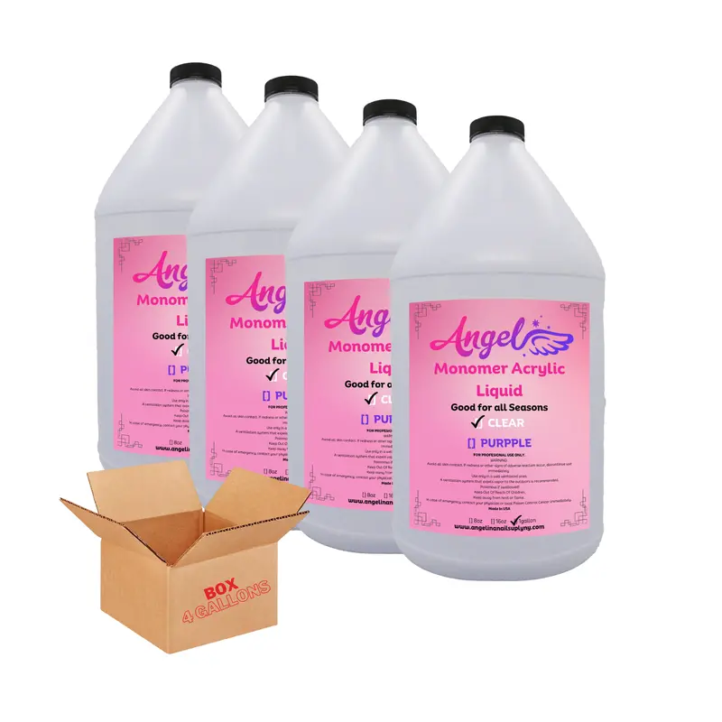 Angelina Liquid Acrylic Monomer - Clear (Box / 4 Gallons) 1