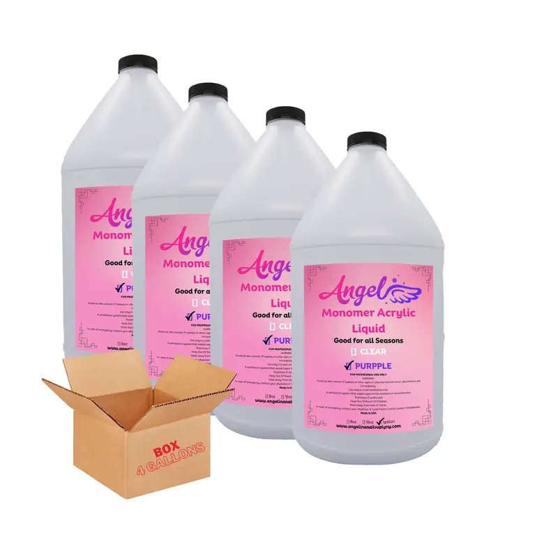 Angelina Liquid Acrylic Monomer - Purple (Box / 4 Gallons) 1