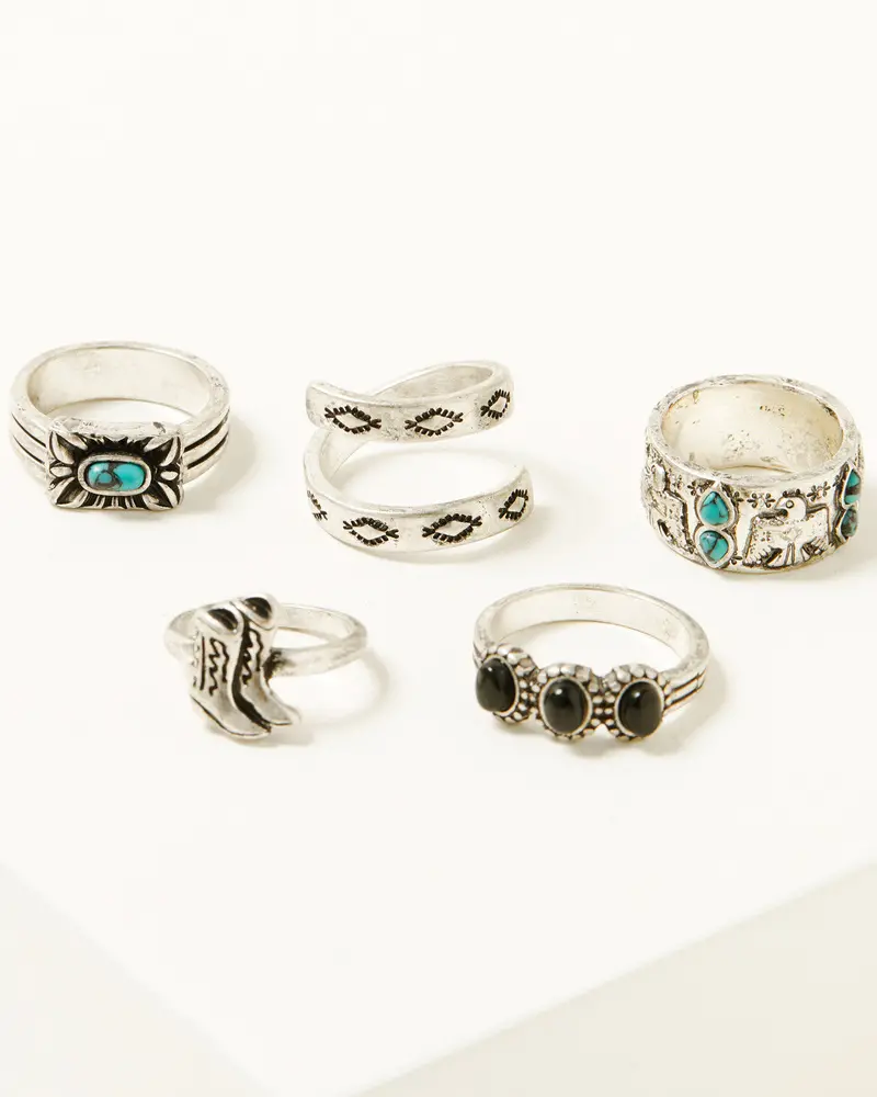 Anita Thunderbird Ring Set - 5 Piece 1
