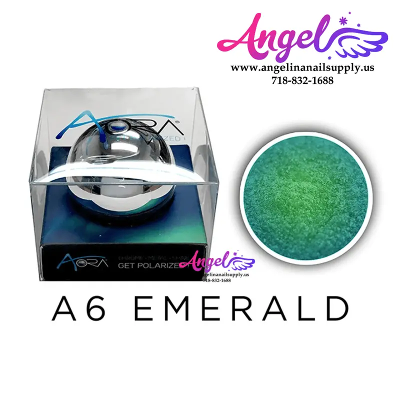 Aora Chrome Powder A06 Chrome Emerald 1