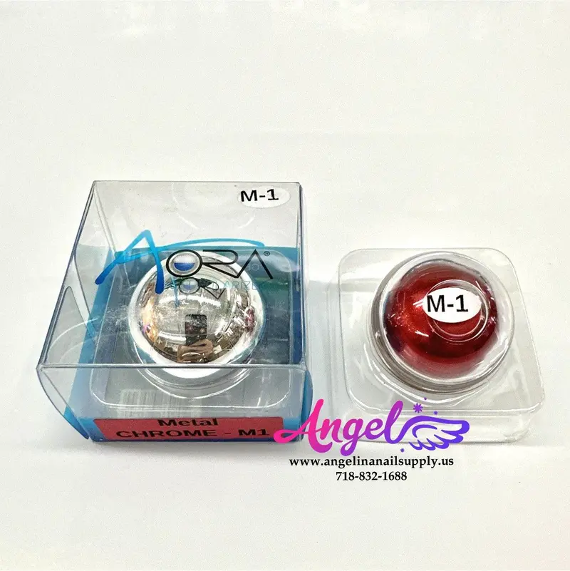 Aora Chrome Powder M01 Red Metal 1
