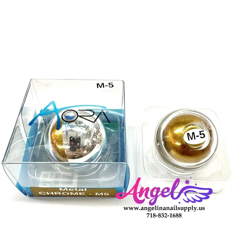 Aora Chrome Powder M05 Gold Metal 1