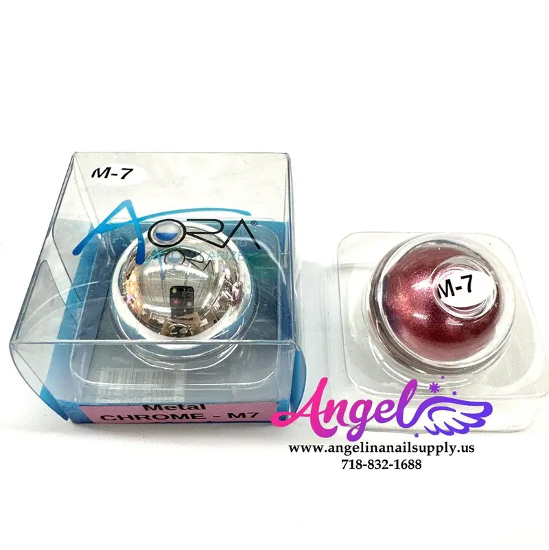 Aora Chrome Powder M07 Rose Metal 1