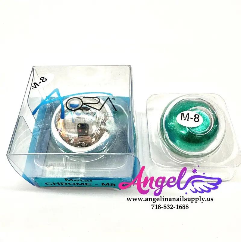 Aora Chrome Powder M08 Cyan Metal 1