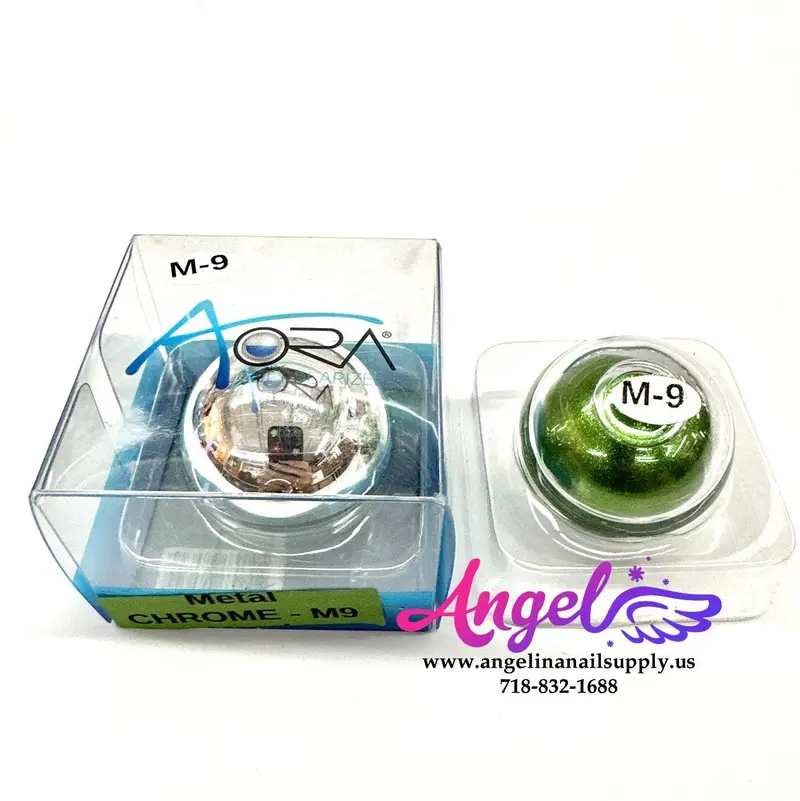 Aora Chrome Powder M09 Green Metal 1