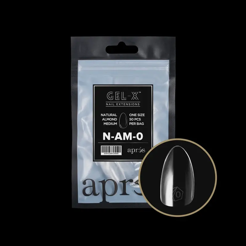 Aprés Gel-X® Natural Almond Medium Refill Bag (50Pcs/Pack) 3