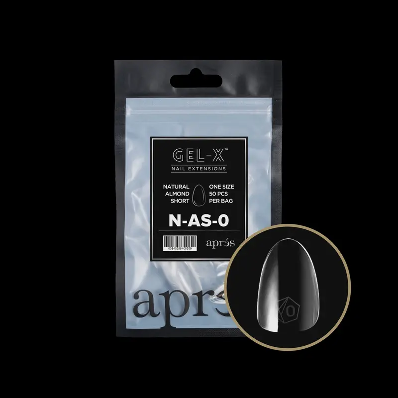 Aprés Gel-X® Natural Almond Short Refill Bag (50Pcs/Pack) 2