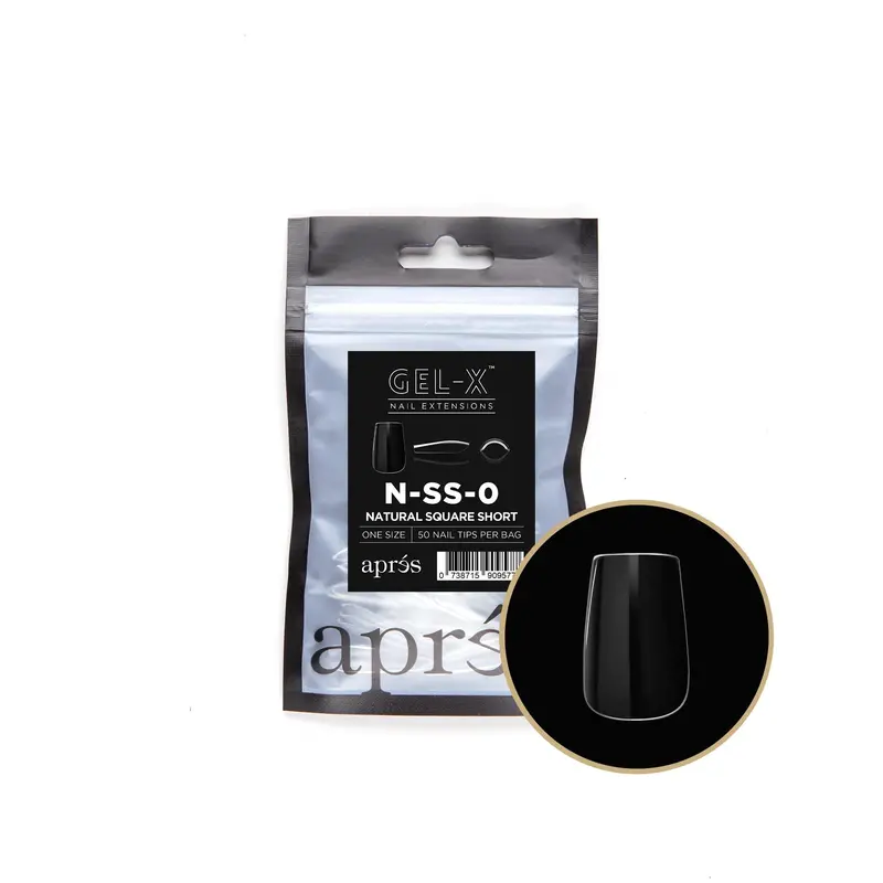 Aprés Gel-X® Natural Square Short Refill Bag (50Pcs/Pack) 2