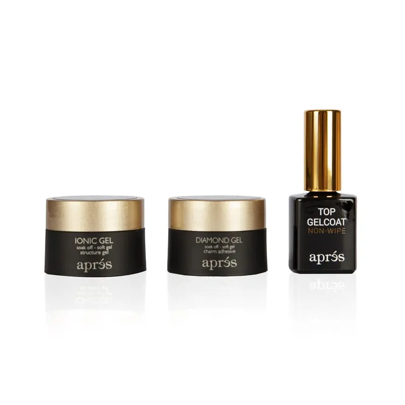 Aprés Trio Starter Kit (Top Gelcoat, Diamond Gel, Ionic Gel) 1