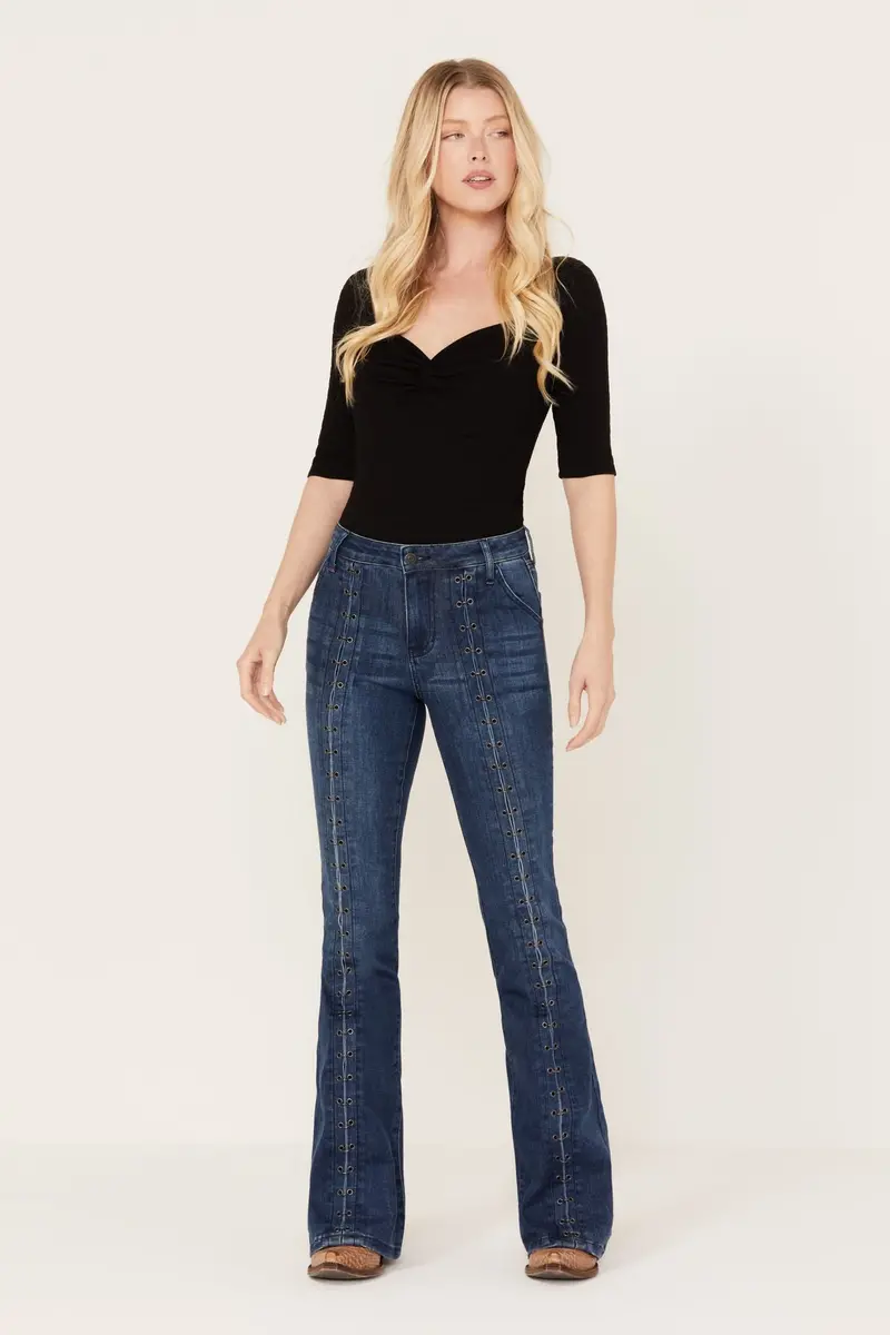 Arena Avenue High Risin' Flare Jeans 1