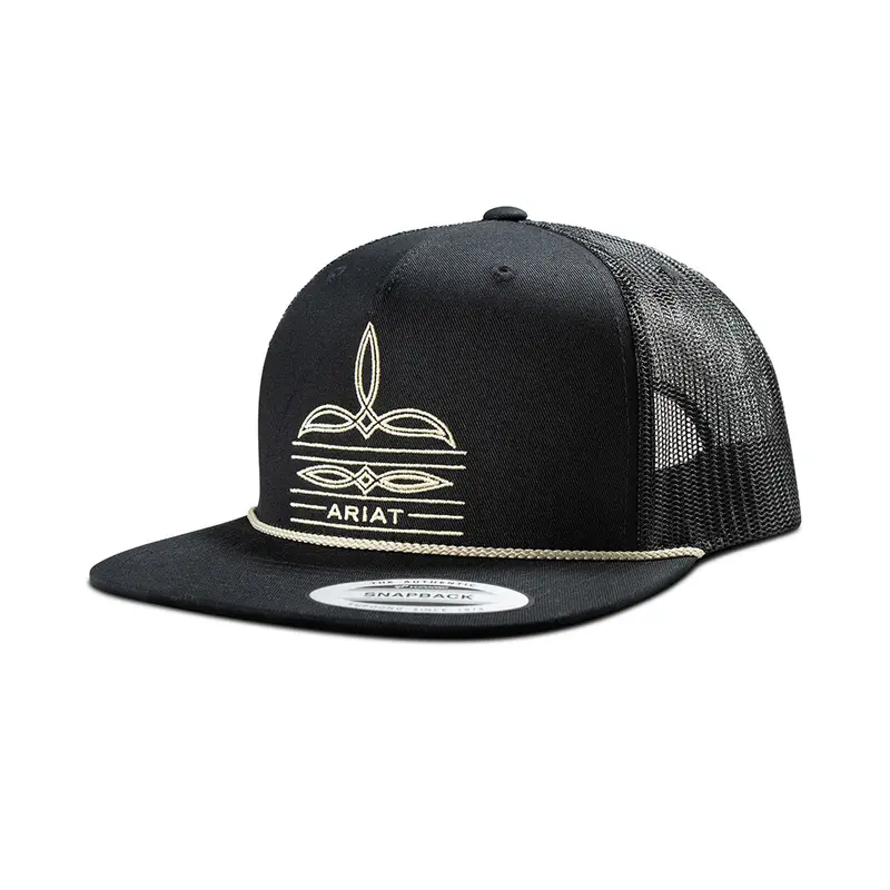 Ariat Bug Stitch Rope Black Cap - A300092201 1