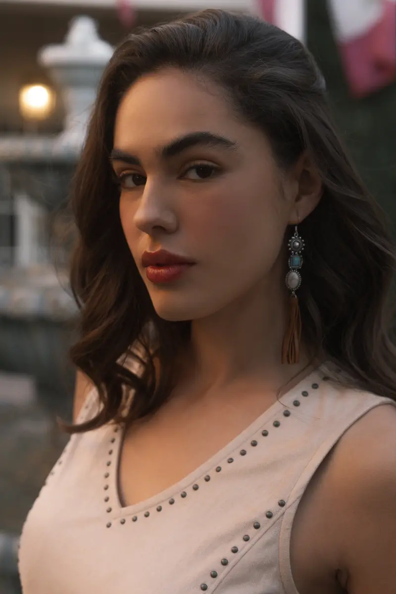 Arlington Multi-Stone Fringe Earrings 1