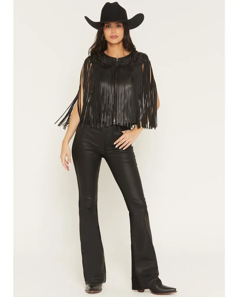 Ashton Legend High Rise Coated Stretch Denim Jeans 1