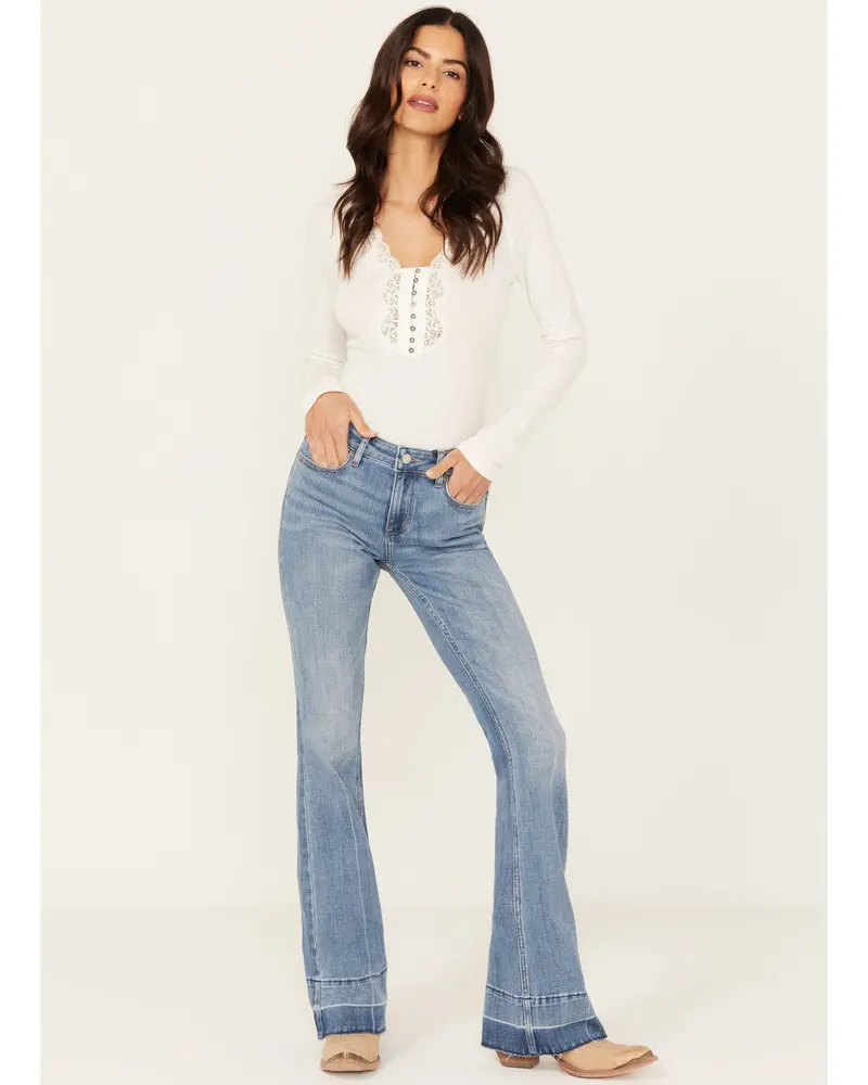 Atwood Light Wash Rebel Mid Rise Stretch Bootcut Jeans 1