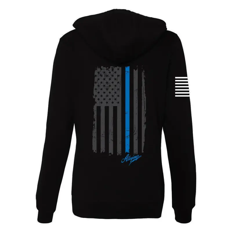 Back The Blue B.H. Women's Hoodie 1