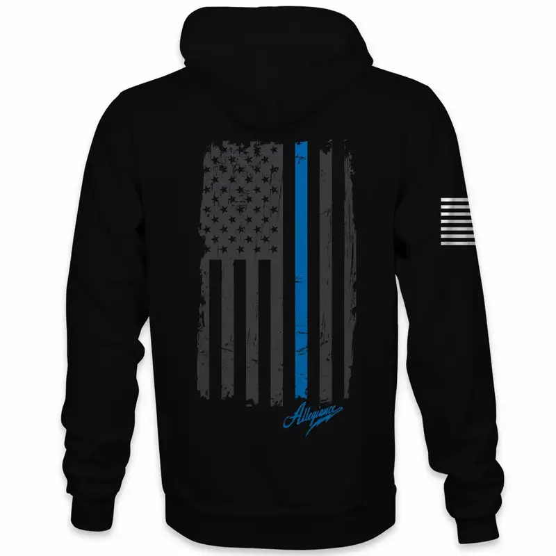 Back The Blue Back Hit Hoodie 1