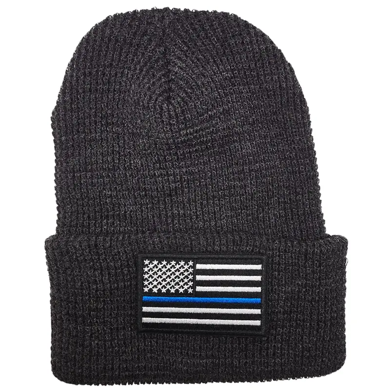Back The Blue Cuffed Beanie 1
