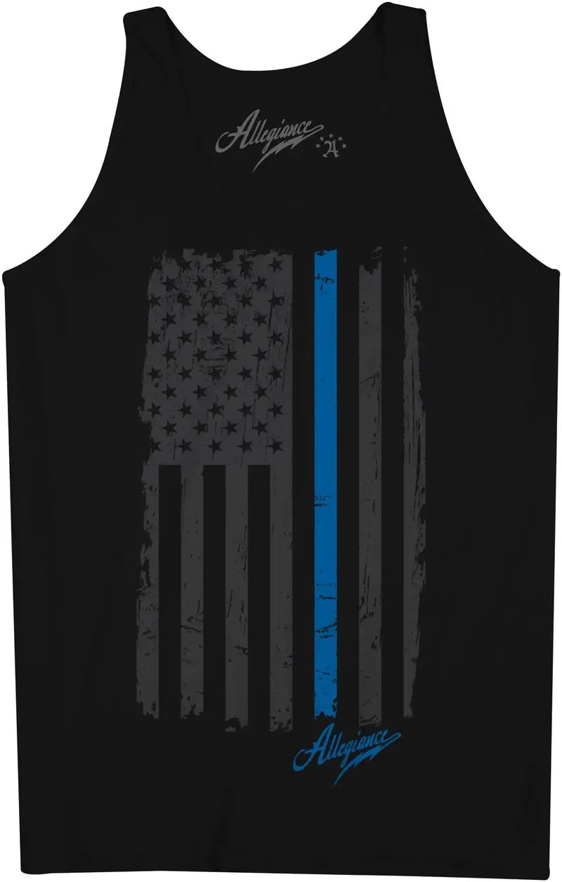 Back The Blue Tank Top 1