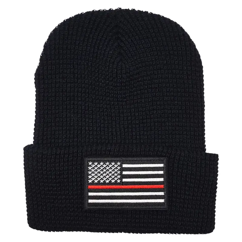 Back The Red Cuffed Beanie 1
